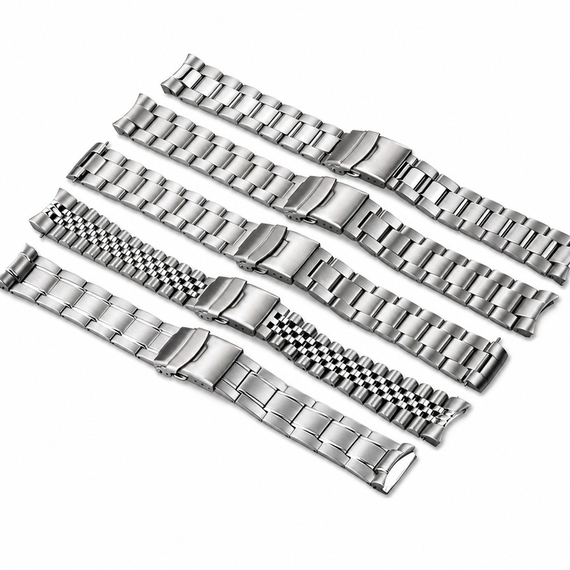 Traditional solid steel bracelet STB-006